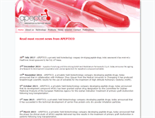 Tablet Screenshot of apeptico.com